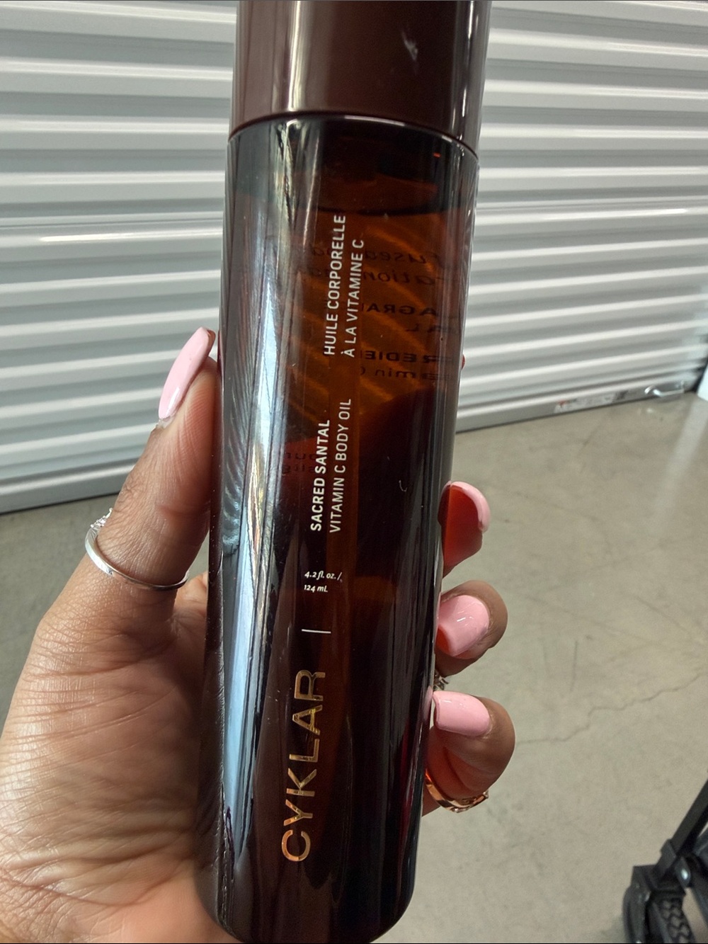 CYKLAR Vitamin C Body Oil in Sacred Santal + MINI